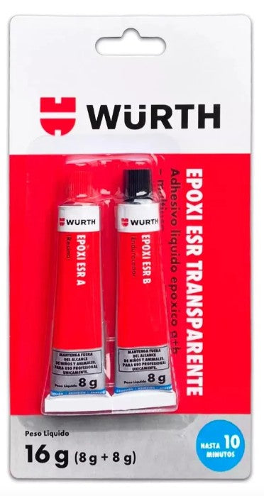 ACERO LIQUIDO EPOXI TRANSPARENTE WURTH