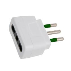 ADAPTADOR 10/16 BLANCO CON PROTECCION REMA