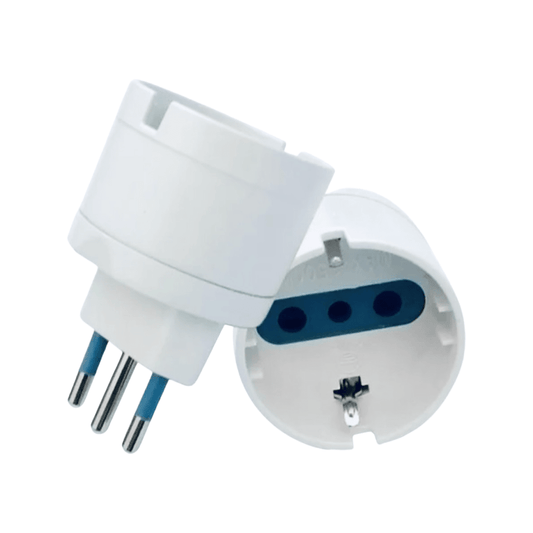 ADAPTADOR SCHUKO 10A BLANCO MEC