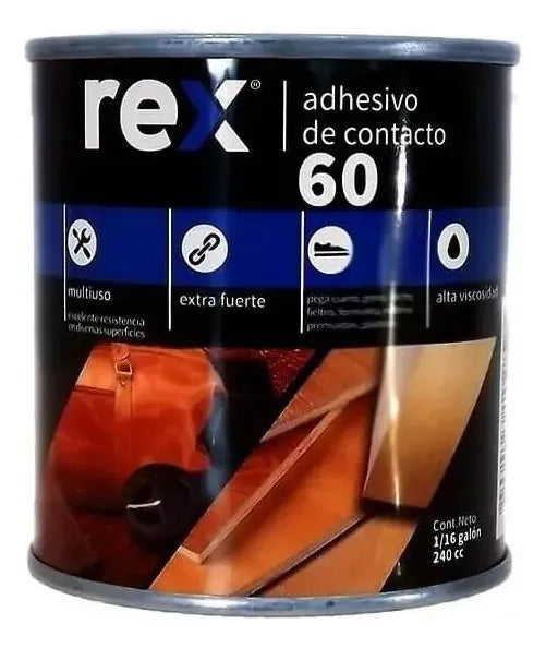 ADHESIVO DE CONTACTO 240CC 1 /6 G  REX