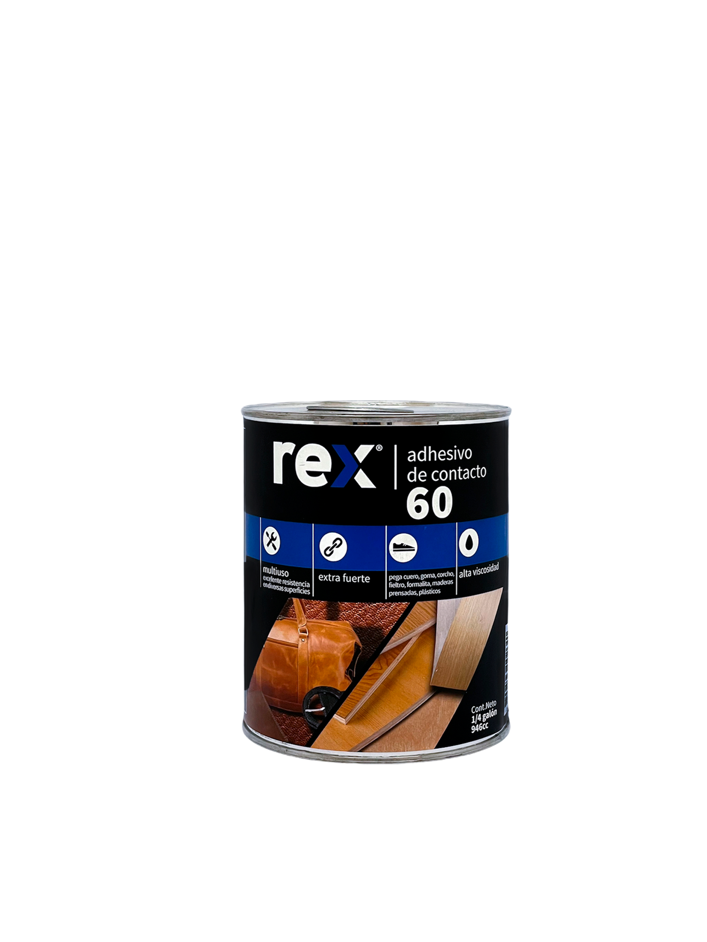 ADHESIVO DE CONTACTO 60 TARRO 1 LT REX