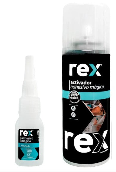 ADHESIVO MAGICO 25GRS+100ML ACTIVADOR REX