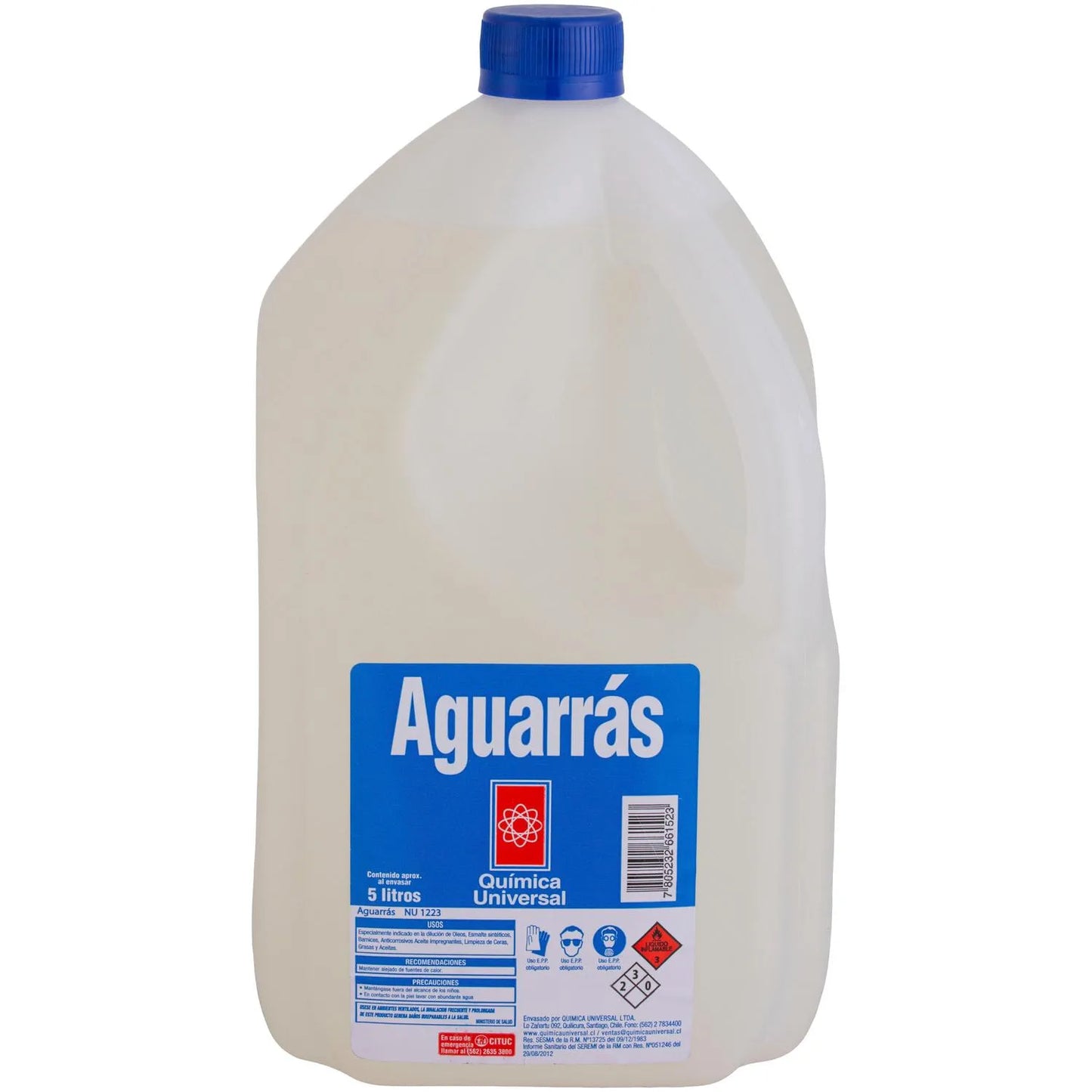 AGUARRAS MINERAL BIDON 5 LT