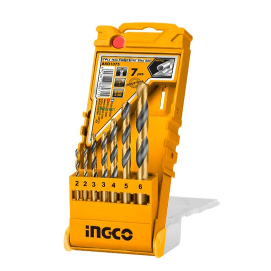 SET DE BROCAS P/METAL 7 PIEZAS 2-6MM AKD1075 INGCO