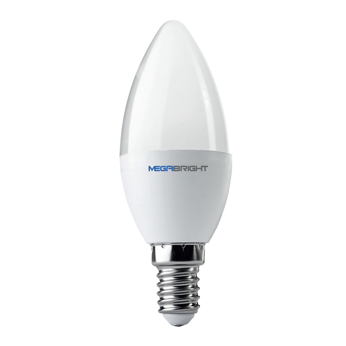 AMPOLLETA VELA LED 5 WATT LUZ CALIDA E 14 PIÑON DELGADO MEGABRIGHT