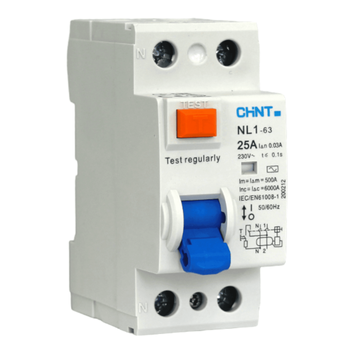 INTERRUPTOR DIFERENCIAL 2 X 40 30 M.A NL 1 AC CHINT