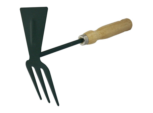AZADON MANUAL 3 PUNTAS MANGO MADERA