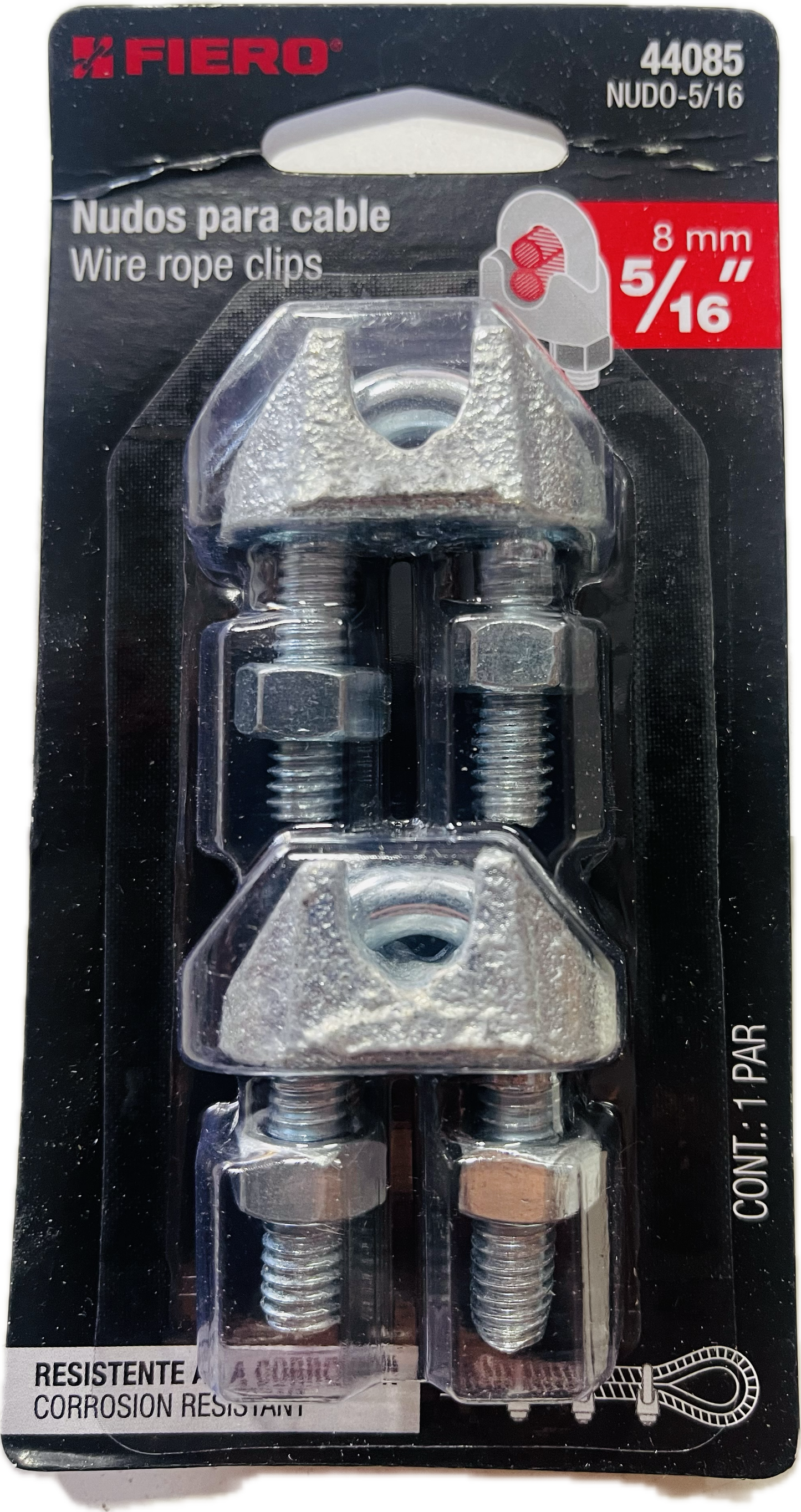 SET ABRAZADERA PARA CABLE 5/16 X 8MM