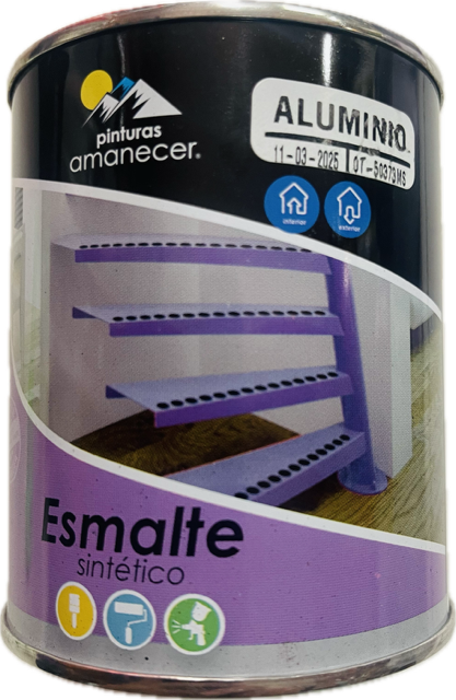 ESMALTE SINTETICO AMANECER ALUMINIO 1/2 LITRO