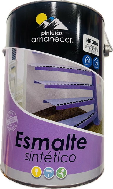 ESMALTE SINTETICO AMANECER NEGRO GALON