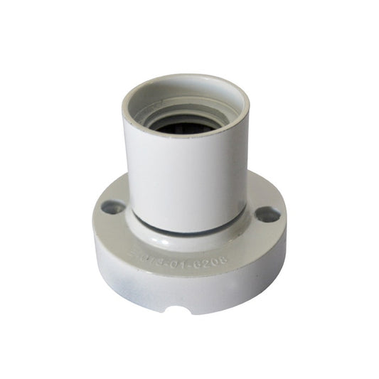 BASE RECTA E-27 COLOR CLARO 5000PRO391  BLANCO MEC