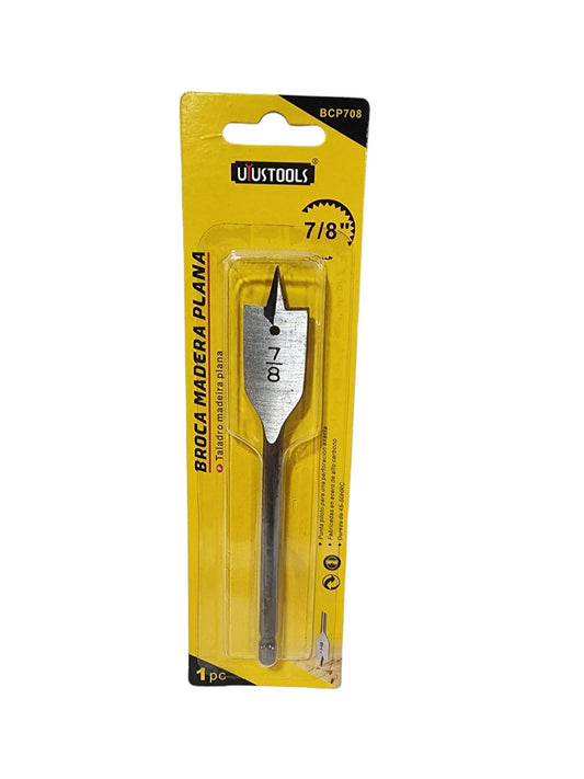 BROCA MADERA PLANA 7/8 MECHA UYUSTOOLS