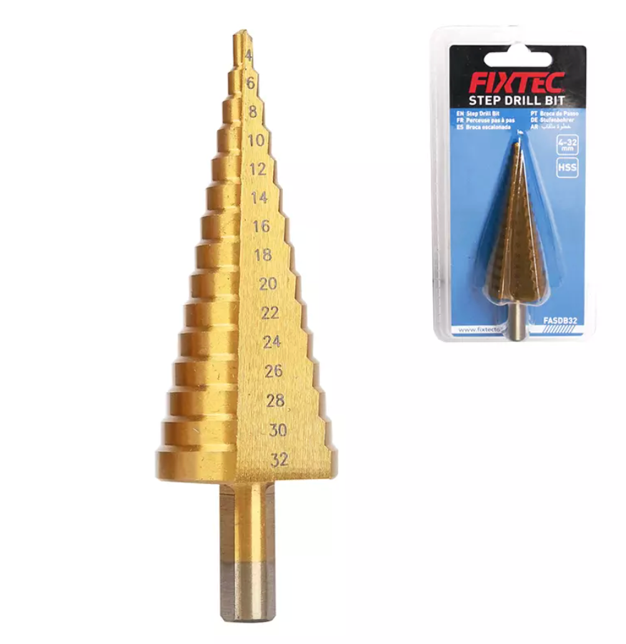 BROCA PINO ESCALONADA 4 - 32 MM FIXTEC