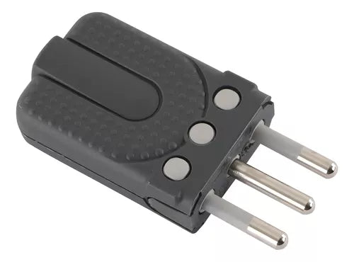 MACHO CONVERTIBLE 10 AMP CON TIERRA GRIS BTICINO