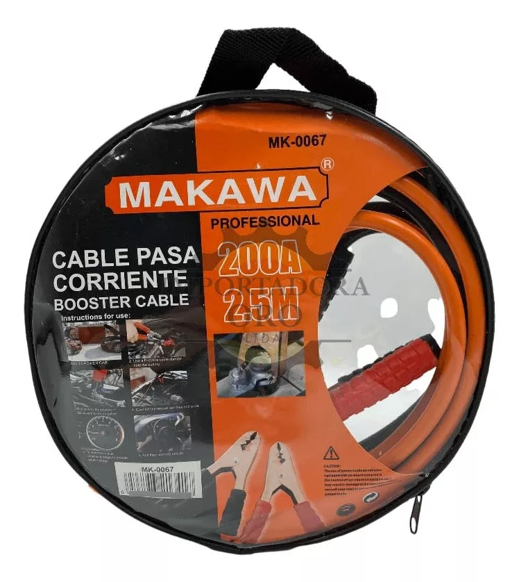 CABLE BATERIA 200 A 2.5 MTS MAKAWA