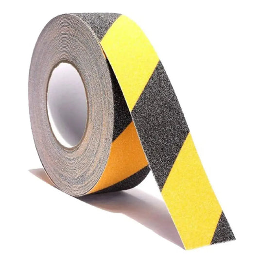 CINTA ANTIDESLIZANTE AMARILLO NEGRA 5M X 50 MM GM