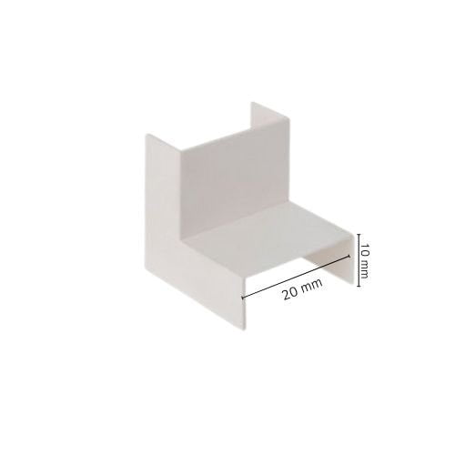 CODO INTERNO CANALETA LEGRAND 20 X 10 MM