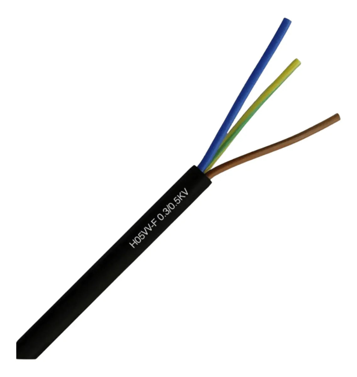 CORDON ELECTRICO 3 X 1,5 MM NEGRO X METRO