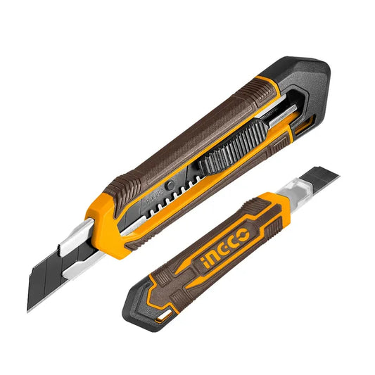 CUCHILLO CARTONERO PULSADOR PLANO HKNS11815 INGCO