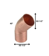 CURVA BRONCE SO-SO 1/2