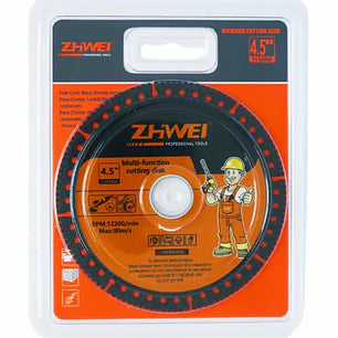 DISCO CORTE MULTIPROPOSITO 4.5 ZHWEI