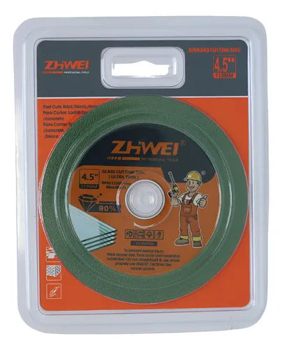 DISCO CORTE PARA VIDRIO 4.5 ZHWEI