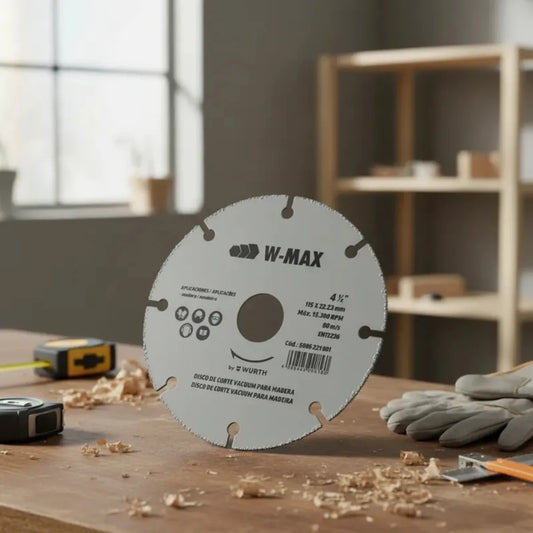 DISCO DIAMANTADO PARA MADERA  4 1/2 115 MM W - MAX