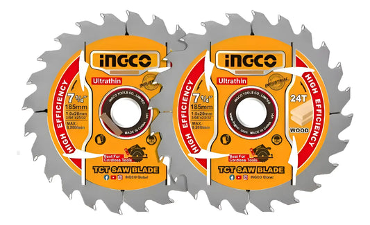 DISCO SIERRA CIRCULAR MADERA 24 DIENTES DE 7 1/4 INGCO