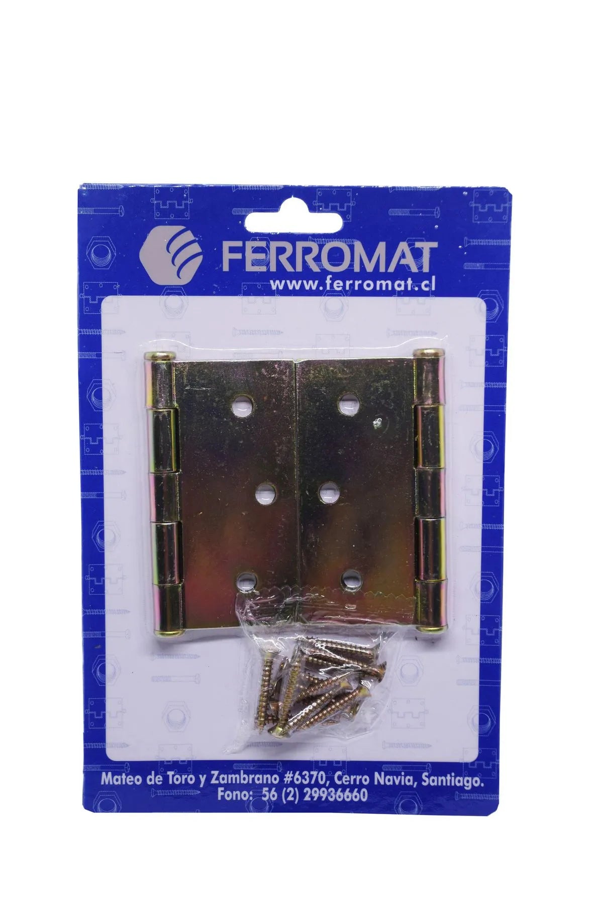 DISPLAY BISAGRA 840 ZN 3.1/2 X 3.1/2 - 2 UNIDADES