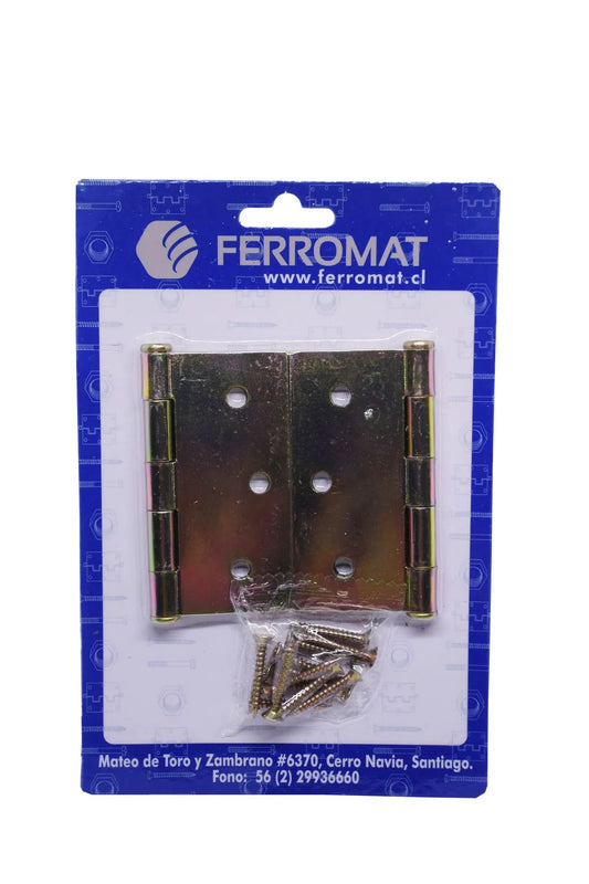 DISPLAY BISAGRA 840 ZN 3.1/2 X 3.1/2 - 2 UNIDADES