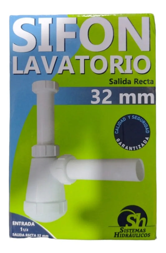 SIFON LAVATORIO TOLTEN SALIDA RECTA RESCO