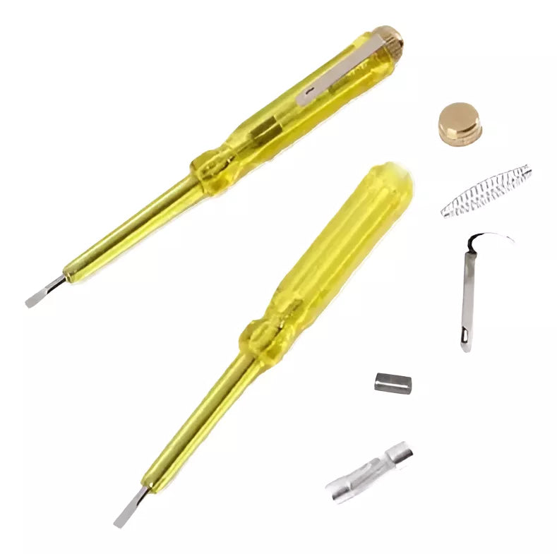 NEON GRANDE AMARILLO  PROBADOR DE CORRIENTE TORO NEGRO