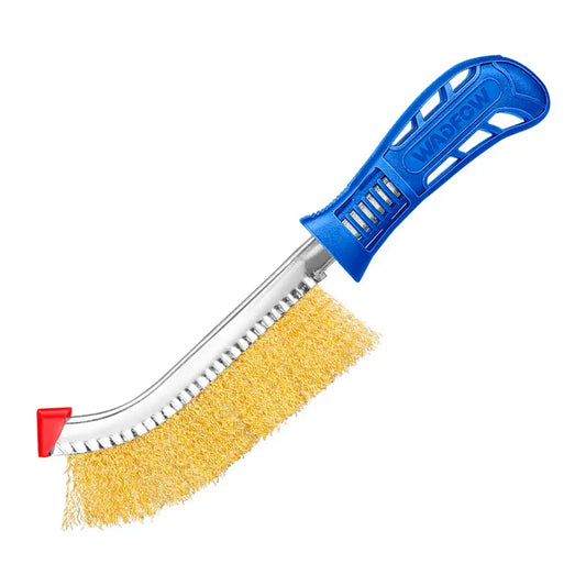 ESCOBILLA DE ALAMBRE MANGO PLASTICO 250MM/10PULG WADFOW
