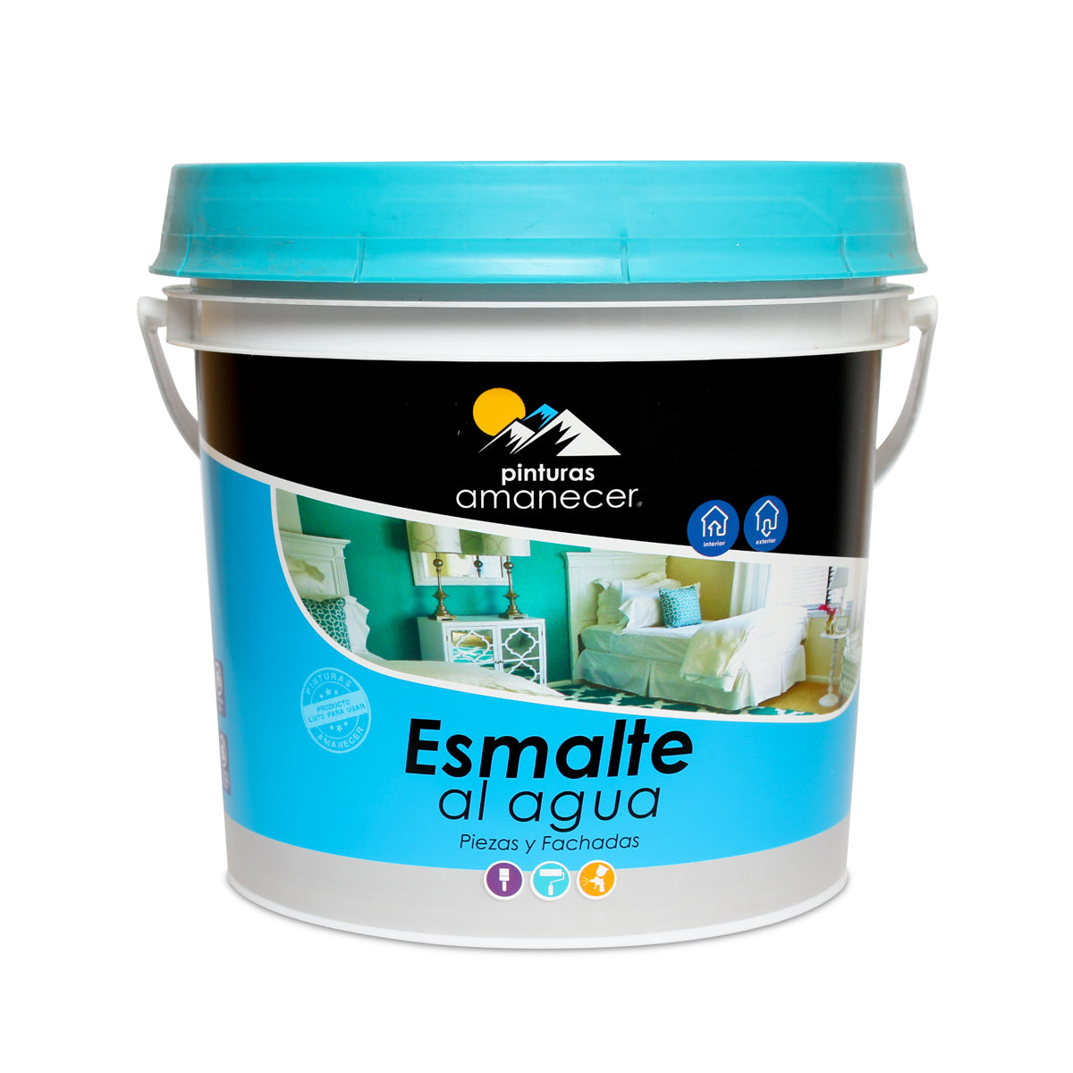 ESMALTE AL AGUA MATE AMANECER BLANCO GALON