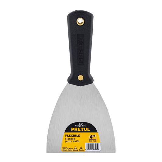 ESPATULA FLEXIBLE 4 - 100MM E-4F PRETUL
