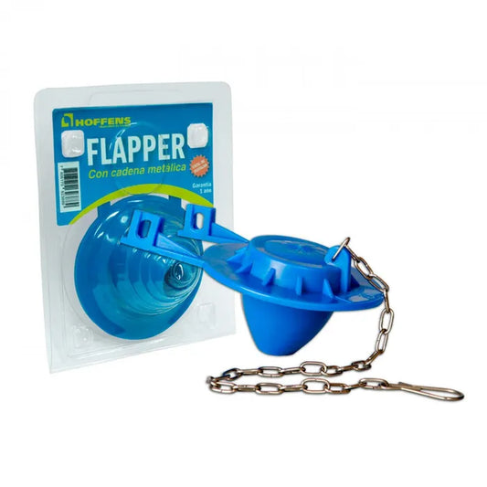 FLAPPER AZUL CON CADENA METAL HOFFENS
