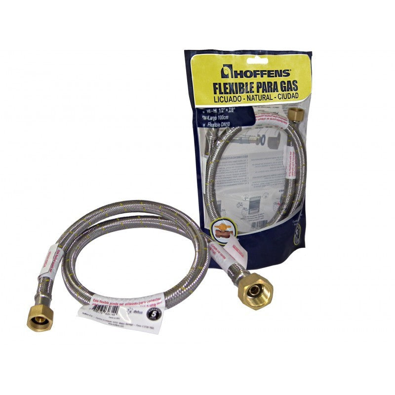 FLEXIBLE GAS 1/2 HI - 7/8 HI 100 CM HOFFENS