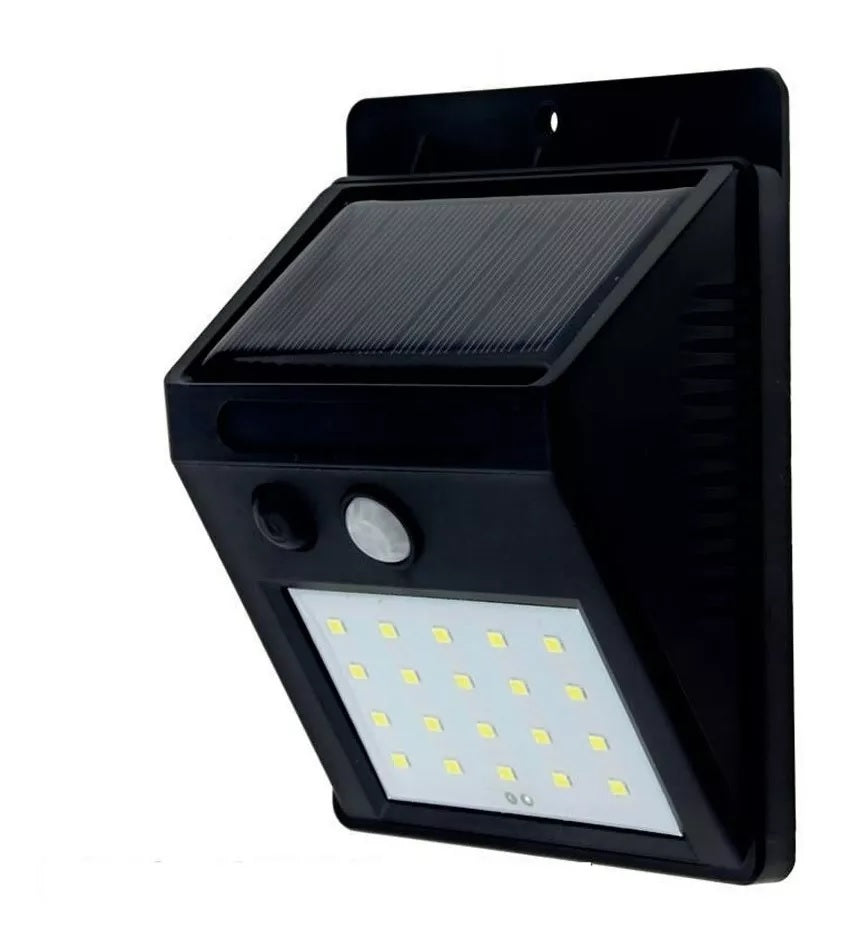 FOCO LED SOLAR EXTERIOR A MURO 3W 6000K MEGABRIGHT