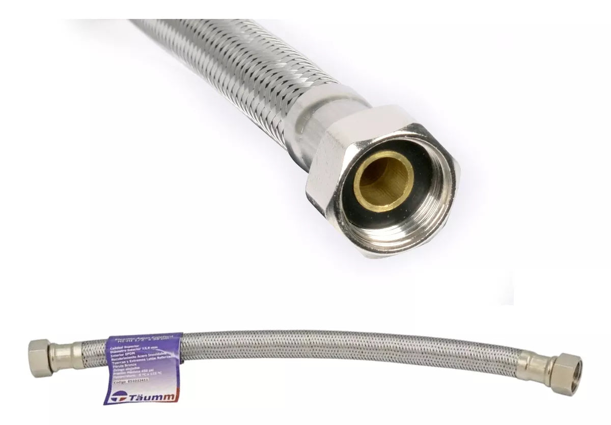 FLEXIBLE AGUA 1/2 HI-HI 35CM TAUMM - HOFFENS