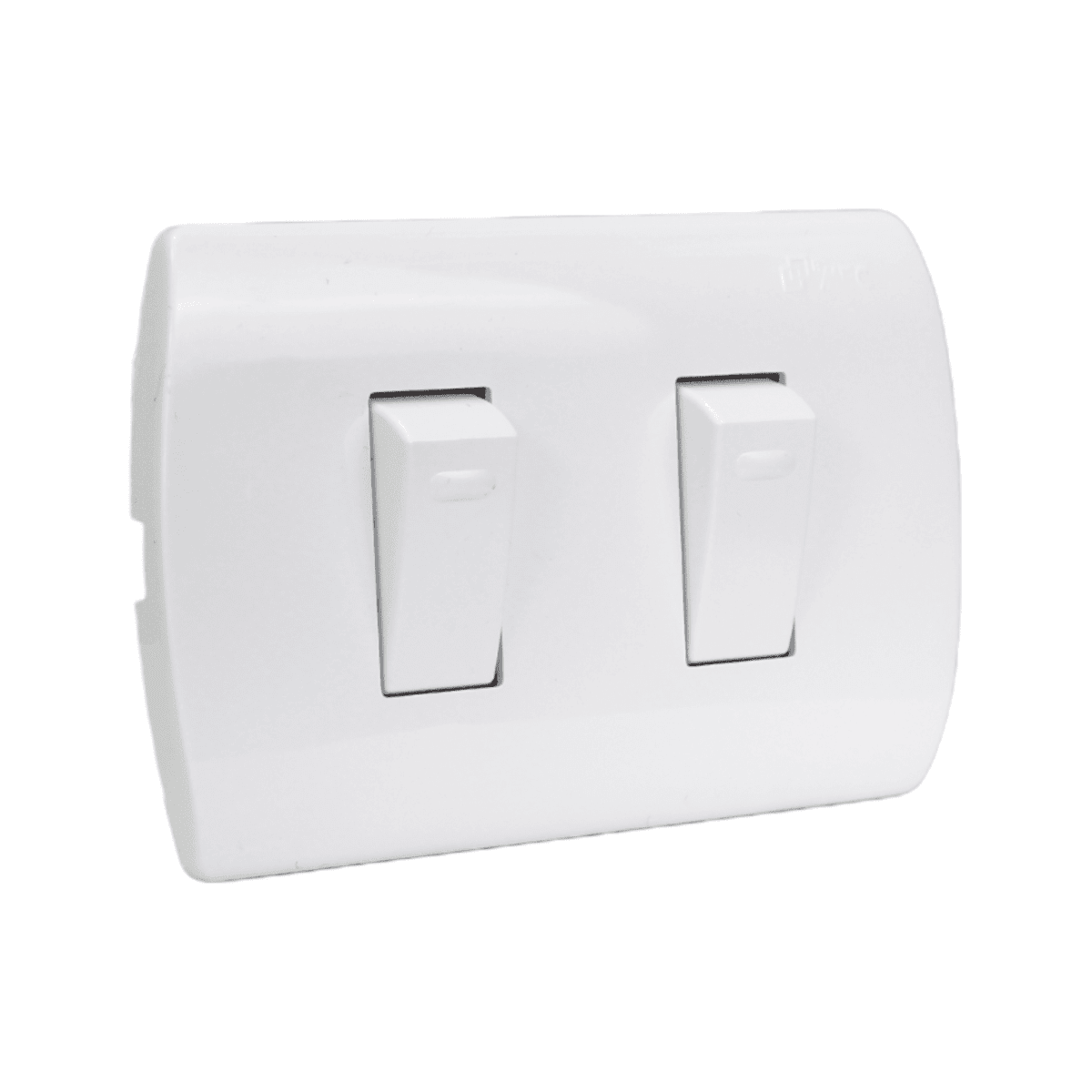 INTERRUPTOR DOBLE 9/15 BLANCO EMBUTIDO MEC
