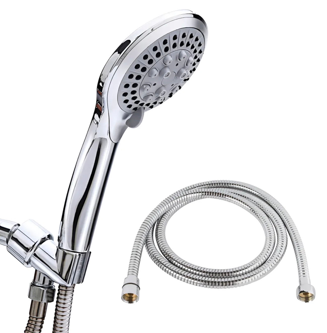 SET DE DUCHA FLEXIBLE 1.5 MTS REGULABLE GM