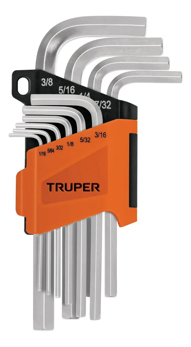 JUEGO DE 10 LLAVES ALLEN TRUPER
