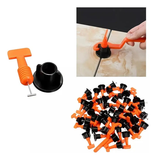 KIT NIVELACION TIPO T PARA CERAMICA Y AZULEJO 50 PIEZAS 10MM EL BODEGON