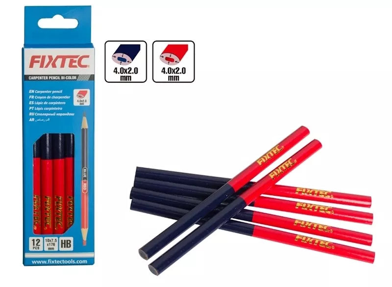 LAPIZ CARPINTERO BICOLOR FIXTEC