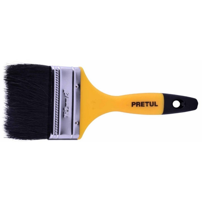 BROCHA MANGO PLASTICO 3 PULG PRETUL