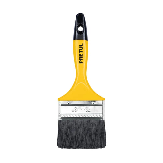 BROCHA MANGO PLASTICO 3 PULG PRETUL