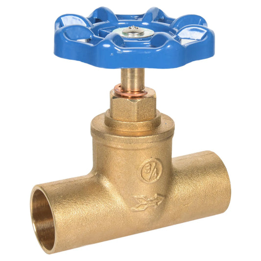 LLAVE DE PASO 3/4 SO-SO BRONCE C/ VASTAGO TAUMM