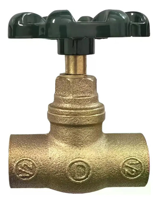 LLAVE DE PASO BRONCE SO 1/2 CON VASTAGO OTRA TAUMM