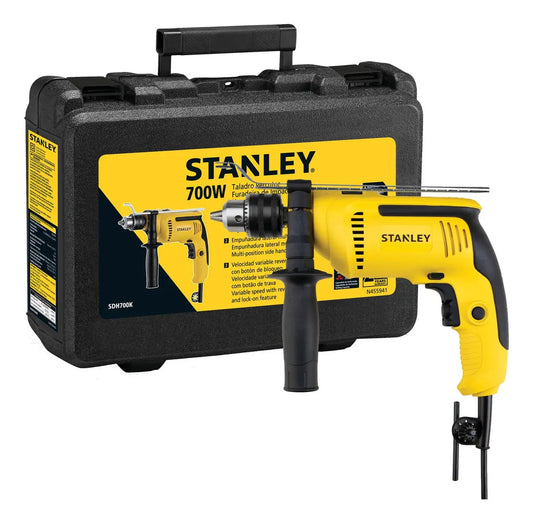 MALETA DE HERRAMIENTAS -TALADRO PERCUTOR 1/2 700W STANLEY