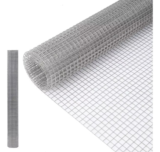 MALLA SOLDADA GALVANIZADA 1/2 X 90 CM X METRO